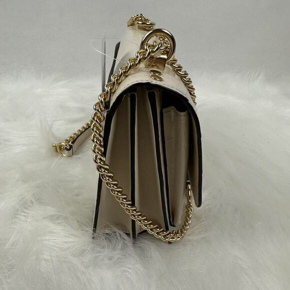 Coach Klare Crossbody Bag Crocodile-embossed Leather CC840 Gold/Chalk NWT - Picture 5 of 11